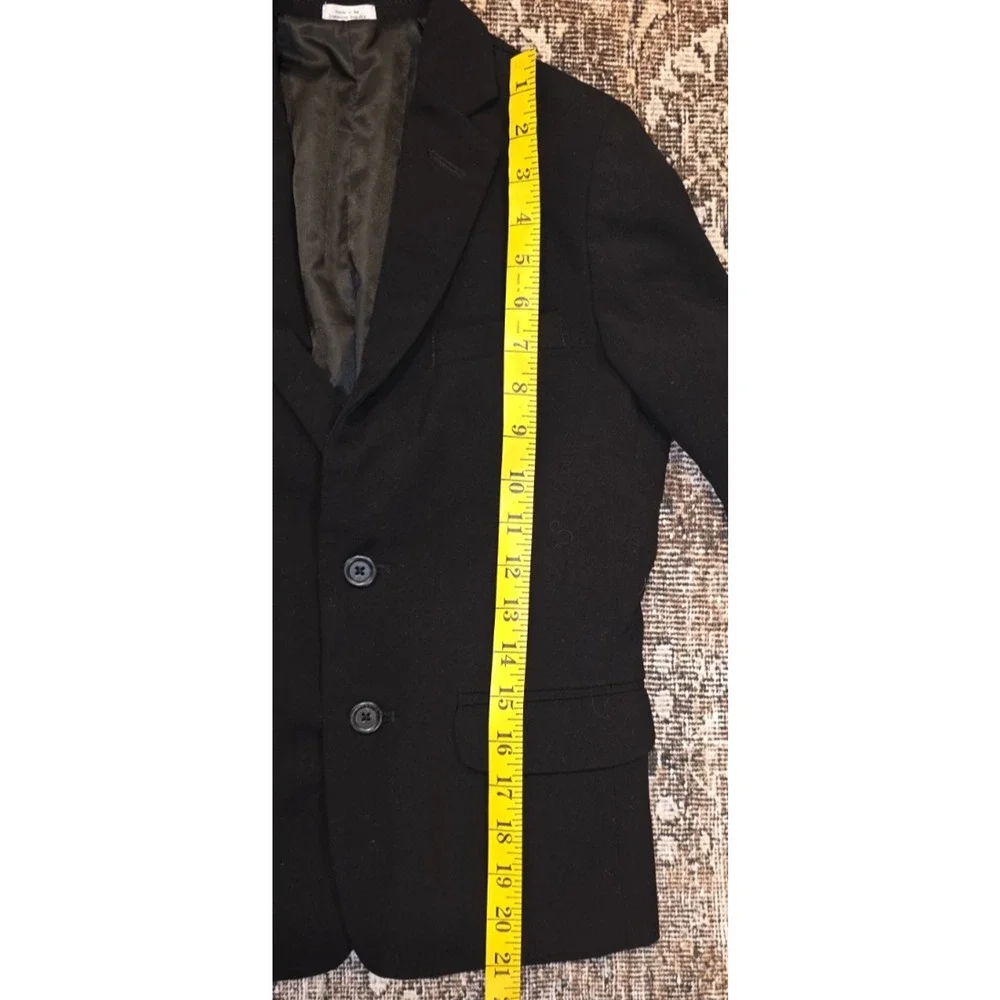 Calvin Klein Boys Black Blazer Suit Jacket Size 8 Dress Coat Formal Wedding